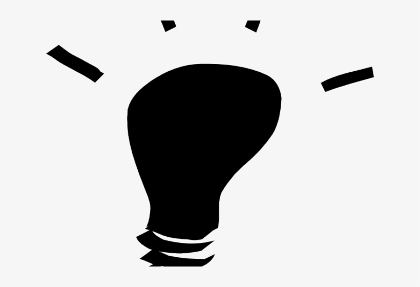 Light Bulb Clipart Lamp - Light Bulb Thinking Clipart, transparent png