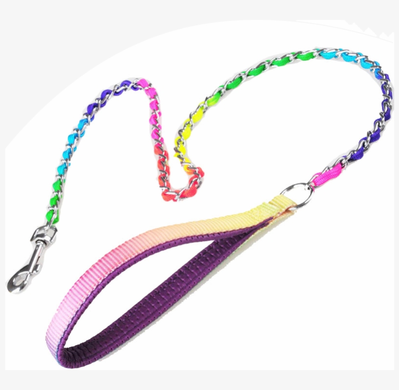 Rainbow Dog Chain - Leash, transparent png