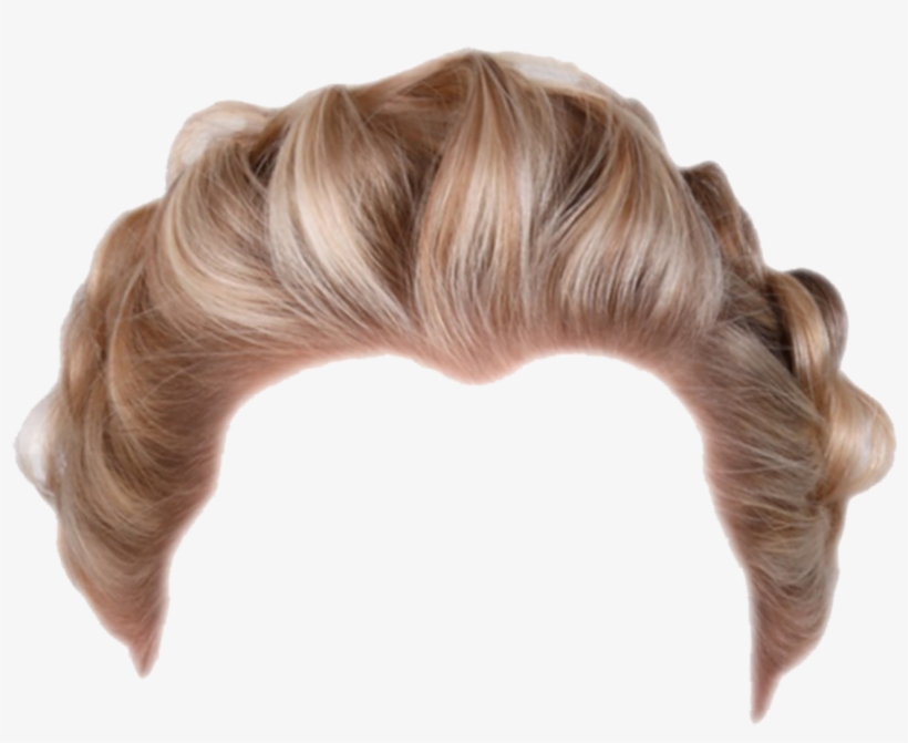 Hairstyle Wig Blond Short Transprent Png Free - Short Hair Wig Transparent, transparent png