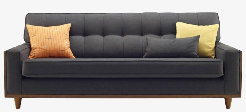 G Plan Vintage The Fifty Nine Large Leather Sofa, transparent png