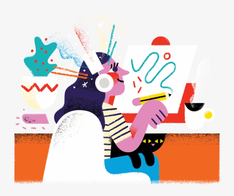 It's No Hidden Fact That Making A Living And Making - Podcast Illustration, transparent png