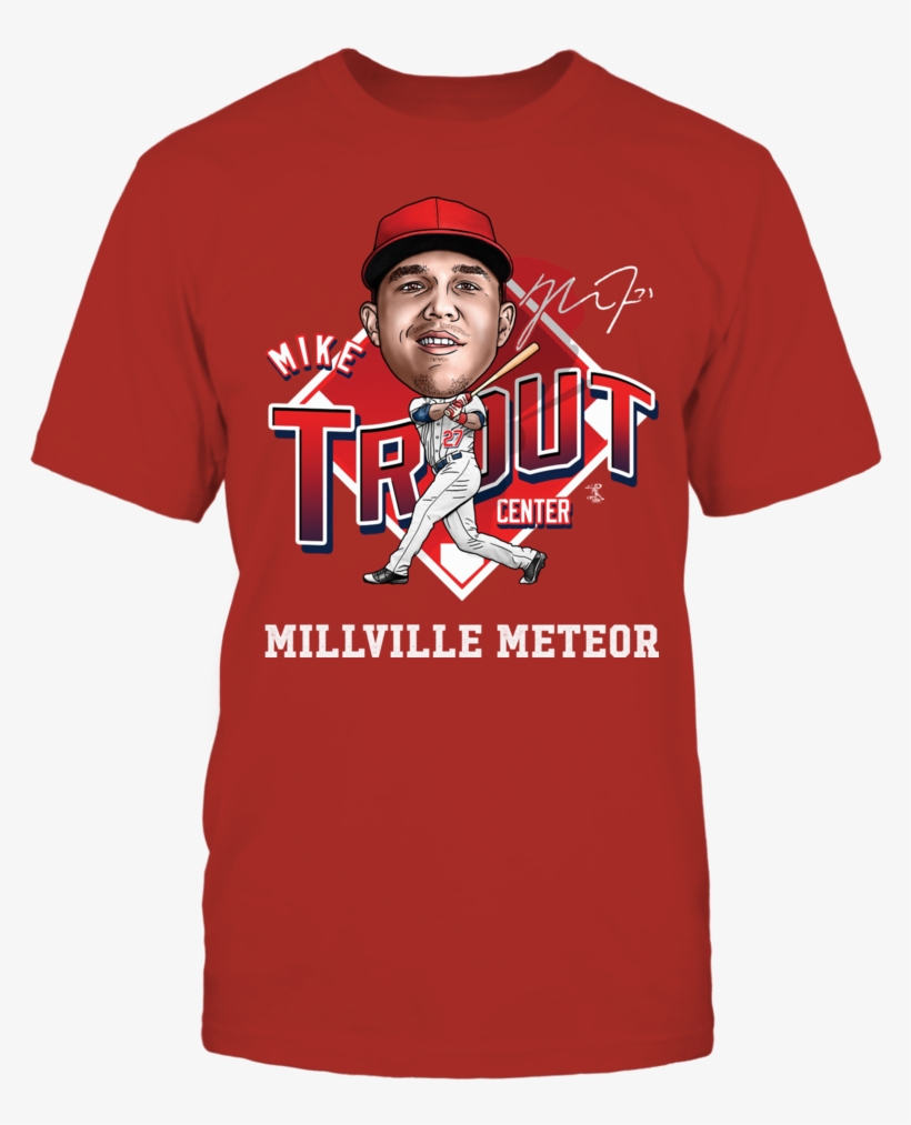 Mike Trout - Baseball Fan Shirts, transparent png