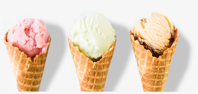 Homemade Ice Cream - Ice Cream Cone, transparent png