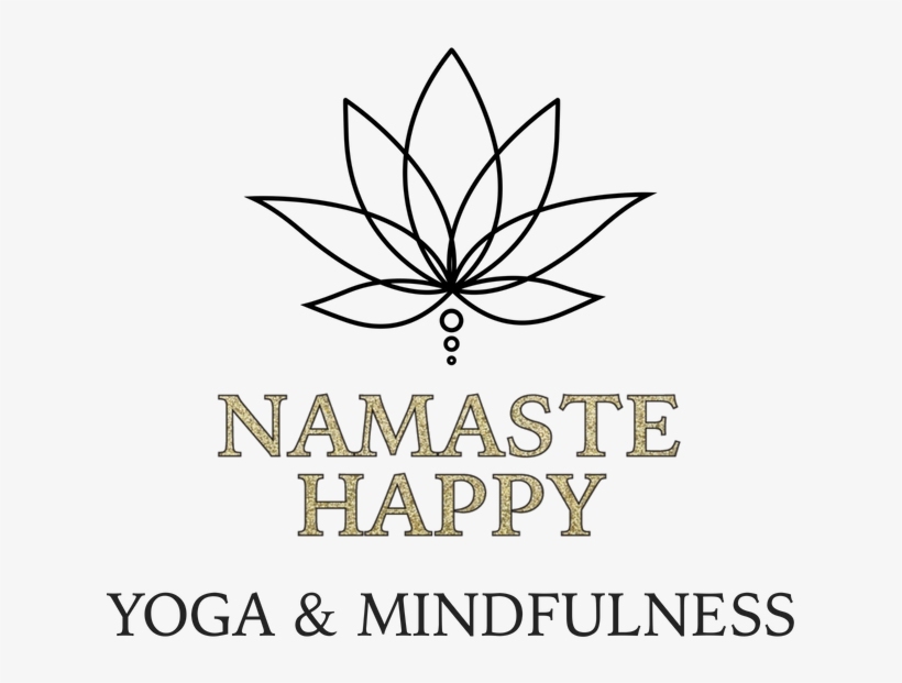 Namaste Happy - Line Art, transparent png
