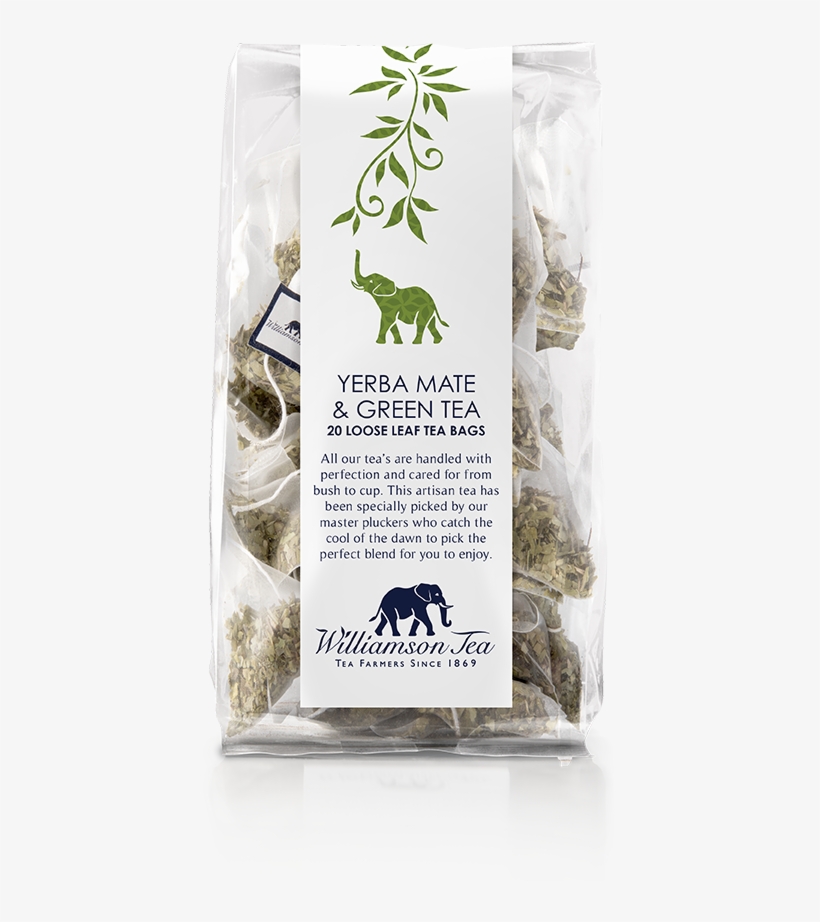 Energising Yerba Mate & Green Tea - Williamson Tea, transparent png