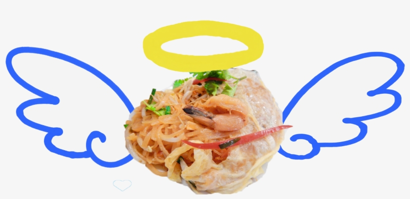 The Best Pad Thai Angel In Bangkok, Thailand By Love - Pancit, transparent png