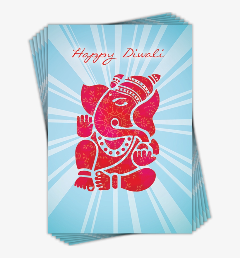Diwali Multipack - Black And White Ganesh Png, transparent png