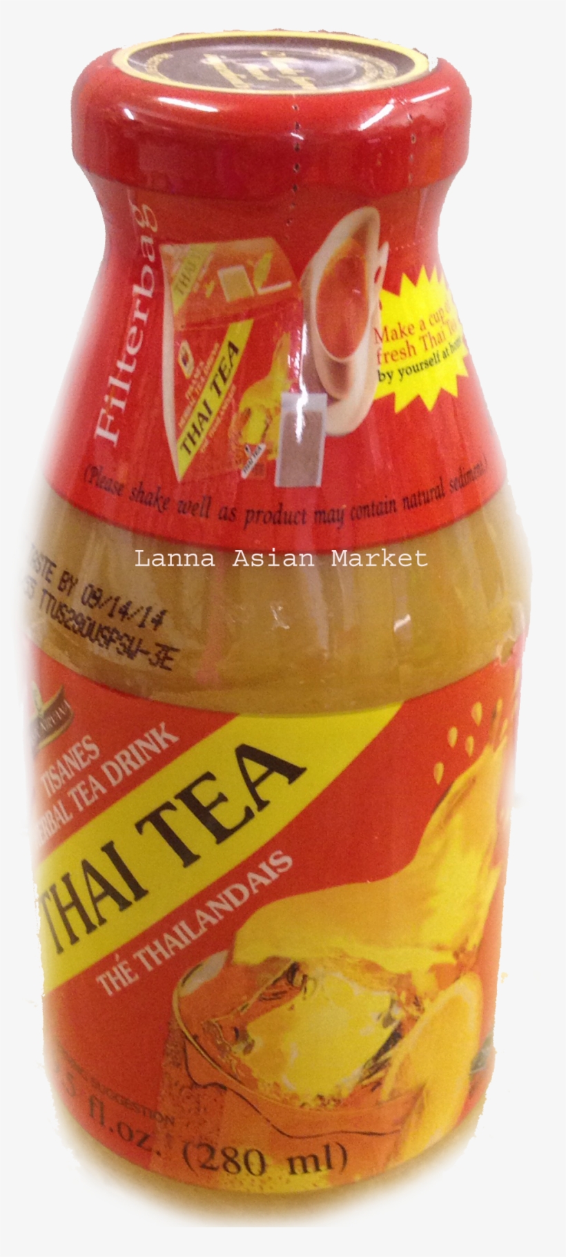 Thai Tea In A Bottle, transparent png