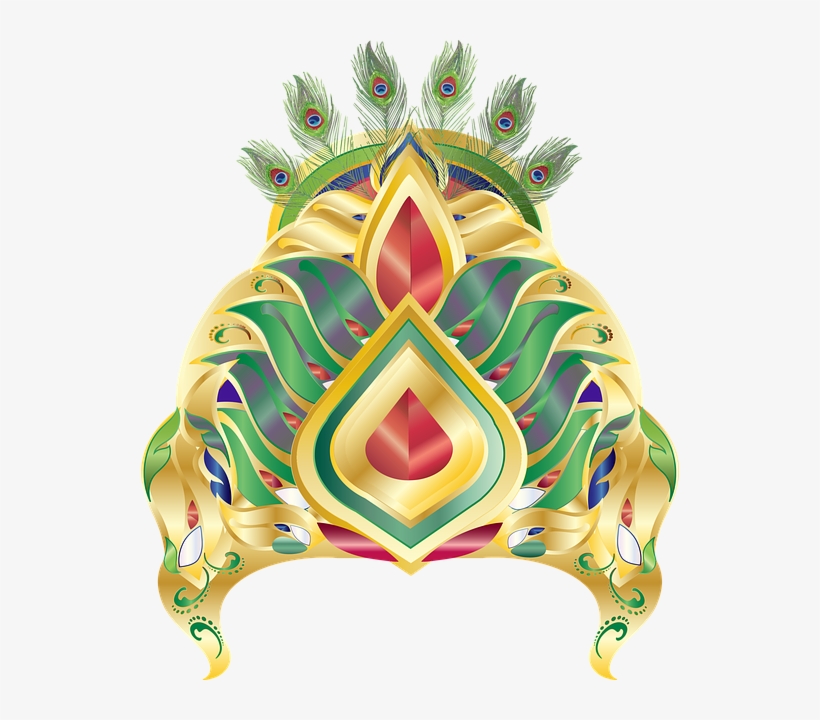 Free Image On Pixabay - Transparent Krishna Crown Png, transparent png