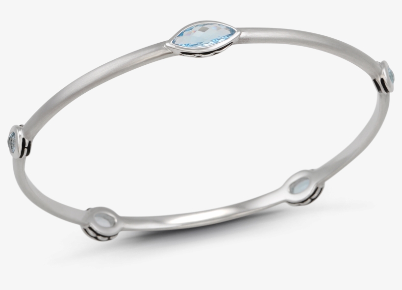 Cocktail Stax Blue Lagoon Bangle - Silver, transparent png