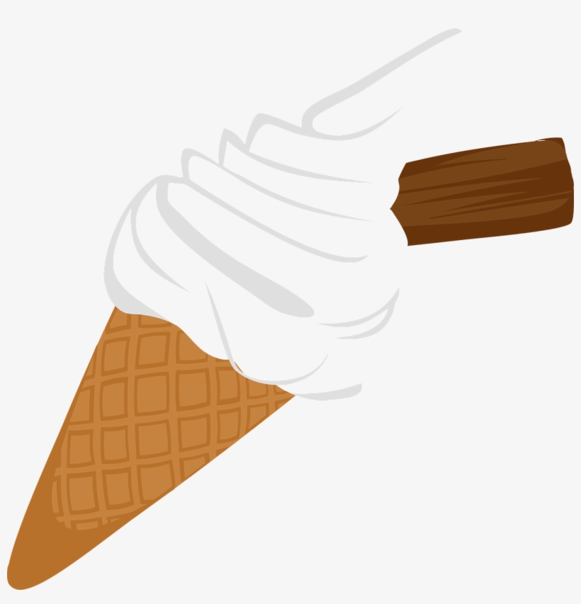 Biscuit Chocolate Cone - Ice Cream Cone Clip Art .png, transparent png