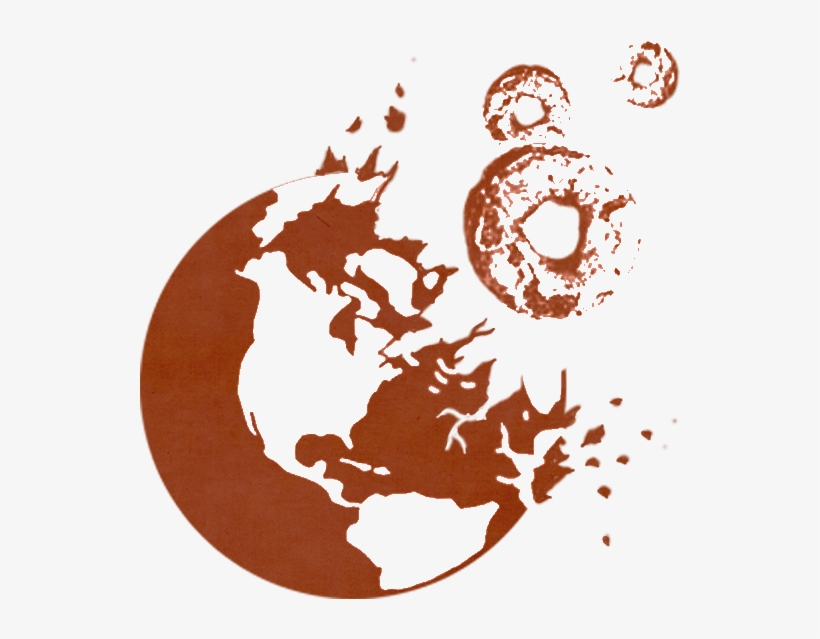 Earth Globe Png Black And White, transparent png