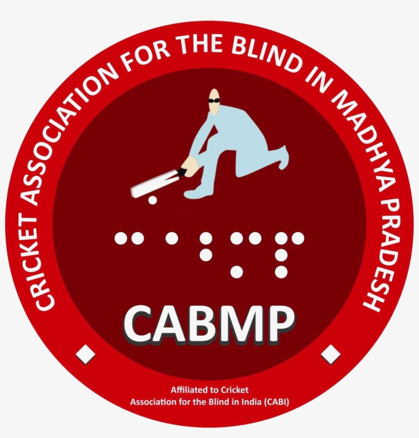 Logo Cricket Association For The Blinds In Madhya Pradesh - Circle, transparent png