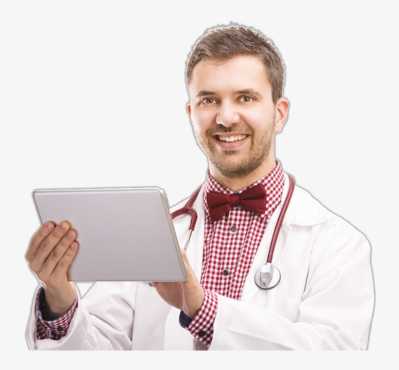 Smiling Medical Doctor - Output Device, transparent png