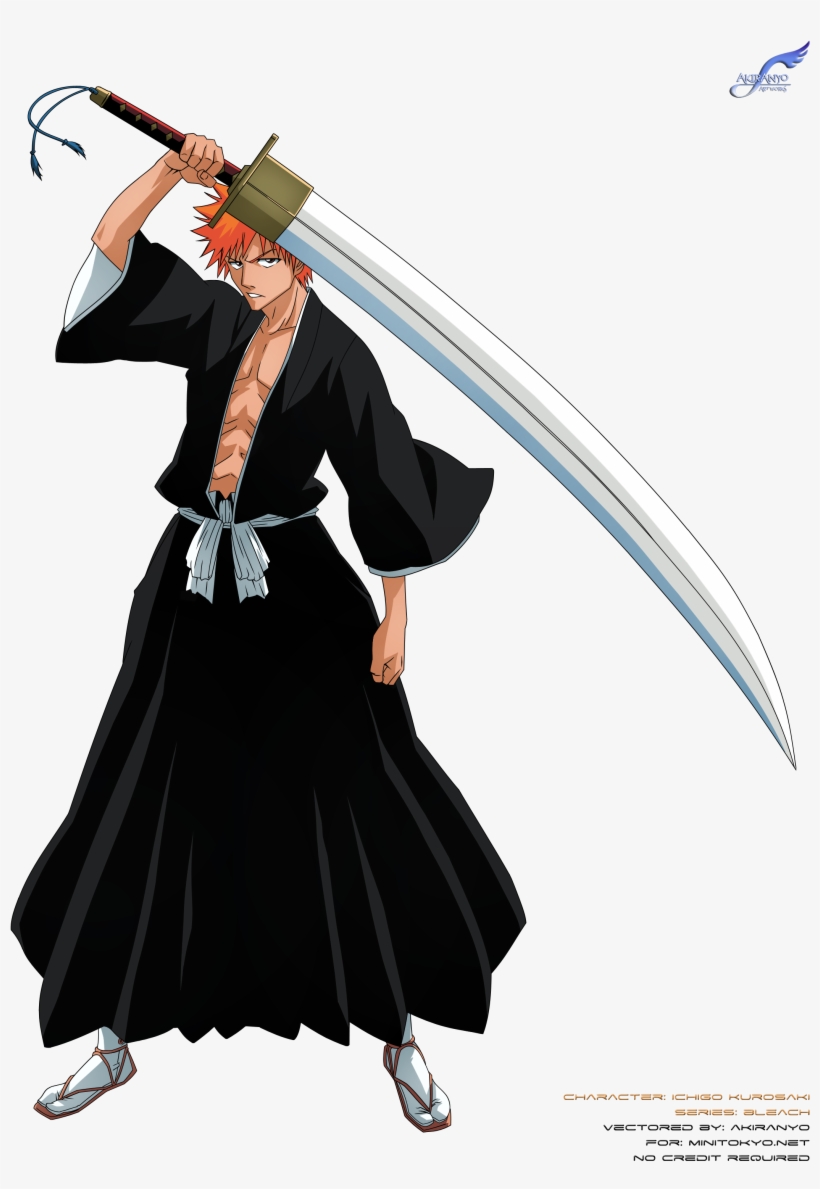 No Caption Provided - Ichigo Kurosaki First Sword, transparent png