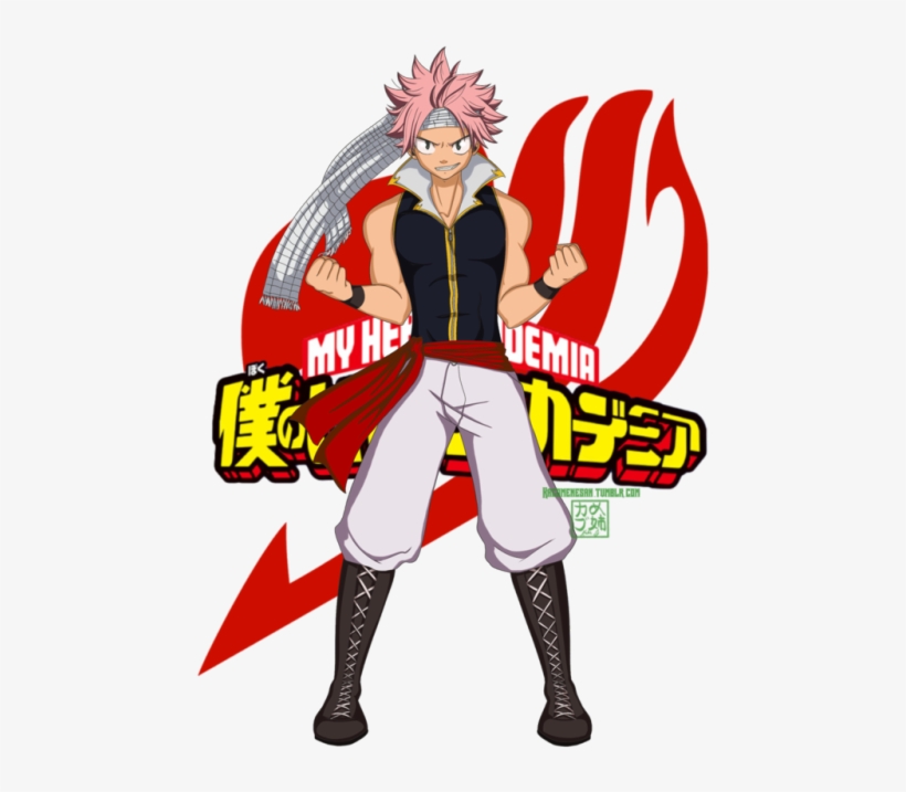 Happy Natsu Day You Guys - My Hero Academia And Fairy Tail Crossover, transparent png
