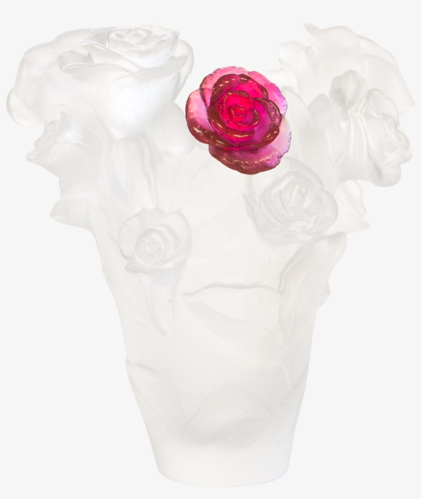 Vase Rose Passion 17cm 05287-6, transparent png