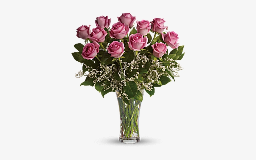 Beautiful Flower Vase With Flowers Png, transparent png