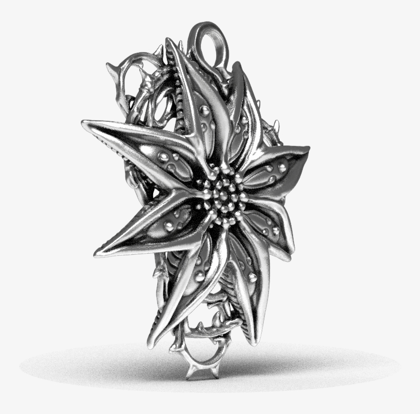 Thorncrown - Silver, transparent png