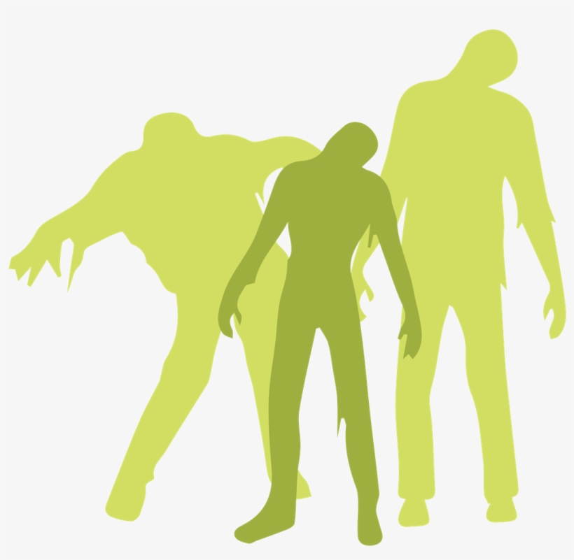 From 6pm To 11pm, Make Your Way Through The Woods And - Zombie Silhouette, transparent png