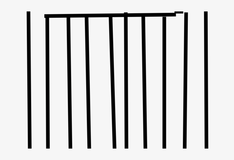 Bar Clipart Jail Time - Monochrome, transparent png