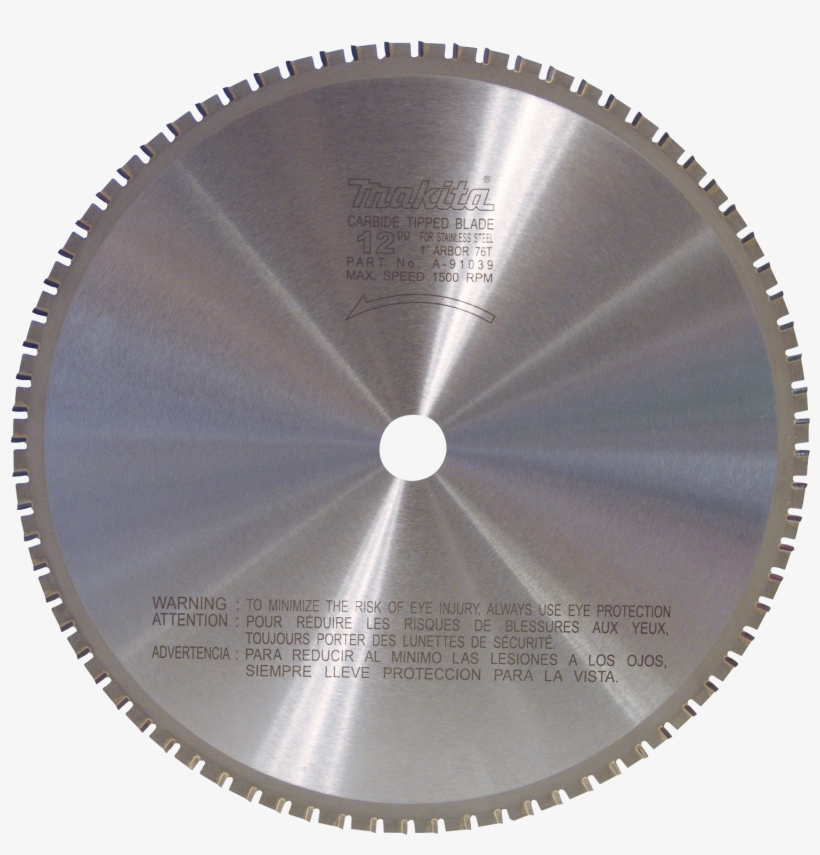 Saw Blade Png - Sågklinga Metall Makita 355 25 4, transparent png