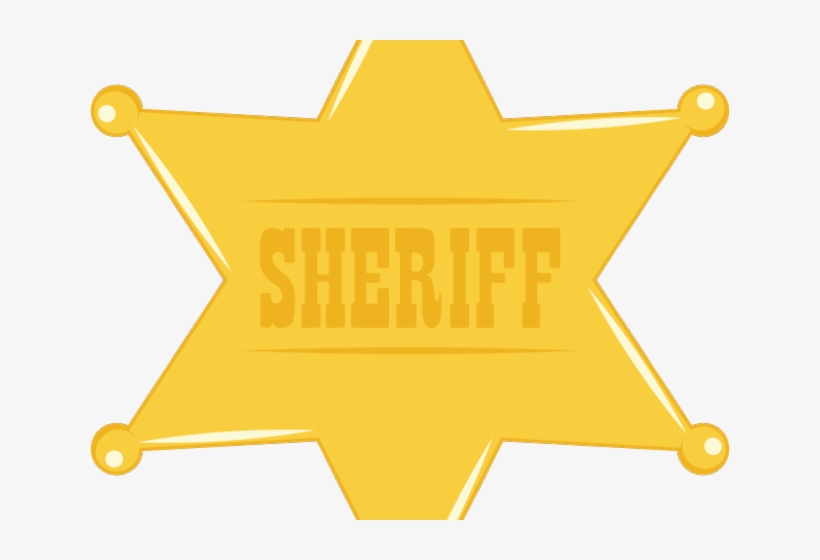Cowgirl Clipart Sheriff Badge - Sheriff Badge, transparent png