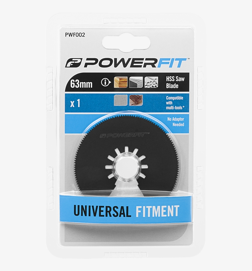 Powerfit 63mm Hss Saw Blade - Saw Blade, transparent png