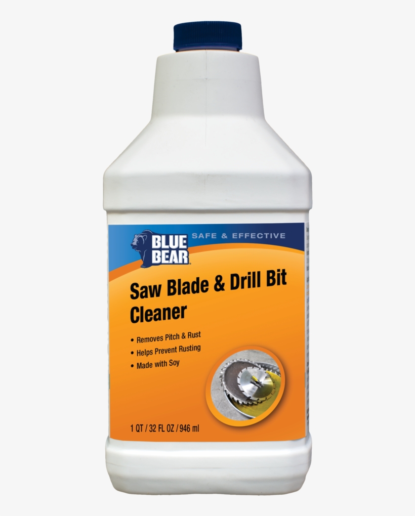 Blue Bear Saw Blade & Drill Bit Cleaner Franmar Products - Plastic, transparent png