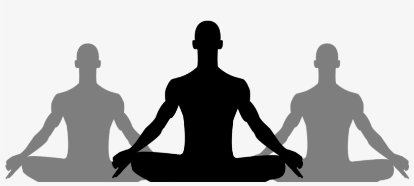 Praise - Meditating Man Vector, transparent png