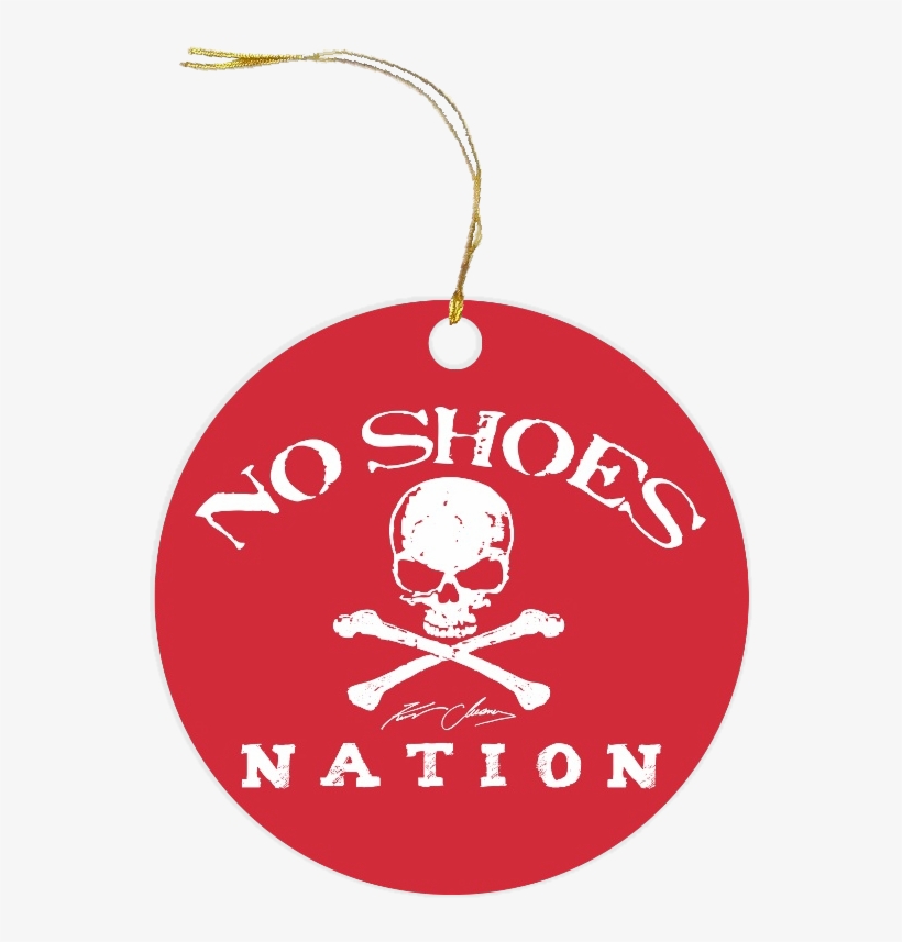 No Shoes Nation Red Glass Ornament - Earrings, transparent png