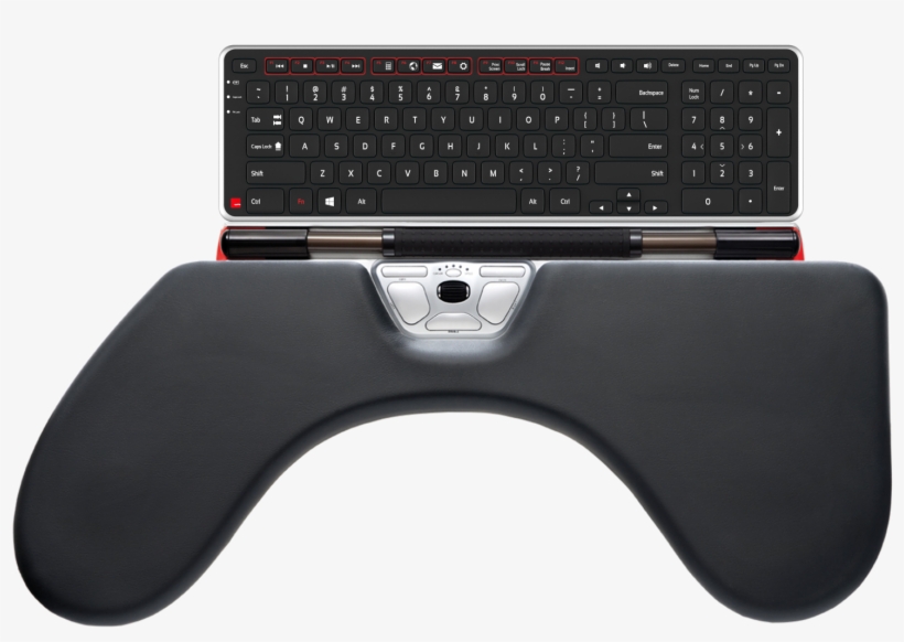 Https - //www - Ergoworkstation - Com - Keyboard Redarmsupport - Rollermouse Red Arm Support, transparent png
