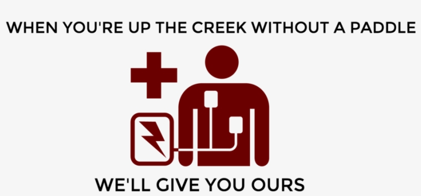 When You're Up The Creek Without A Paddle-logo, transparent png