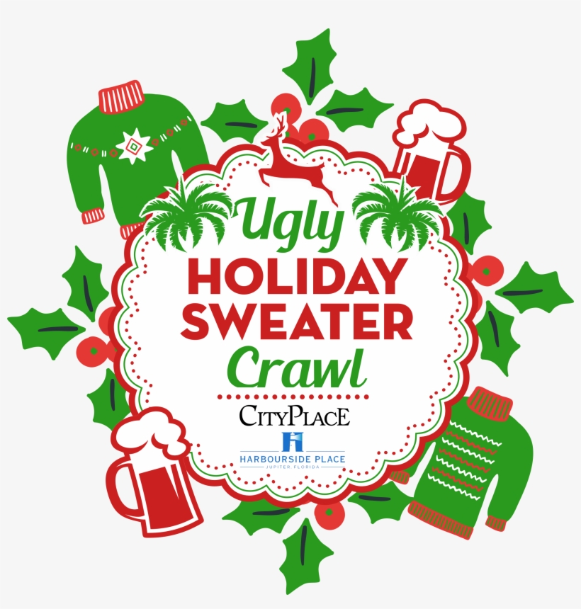 Ugly Christmas Sweater Crawl, transparent png