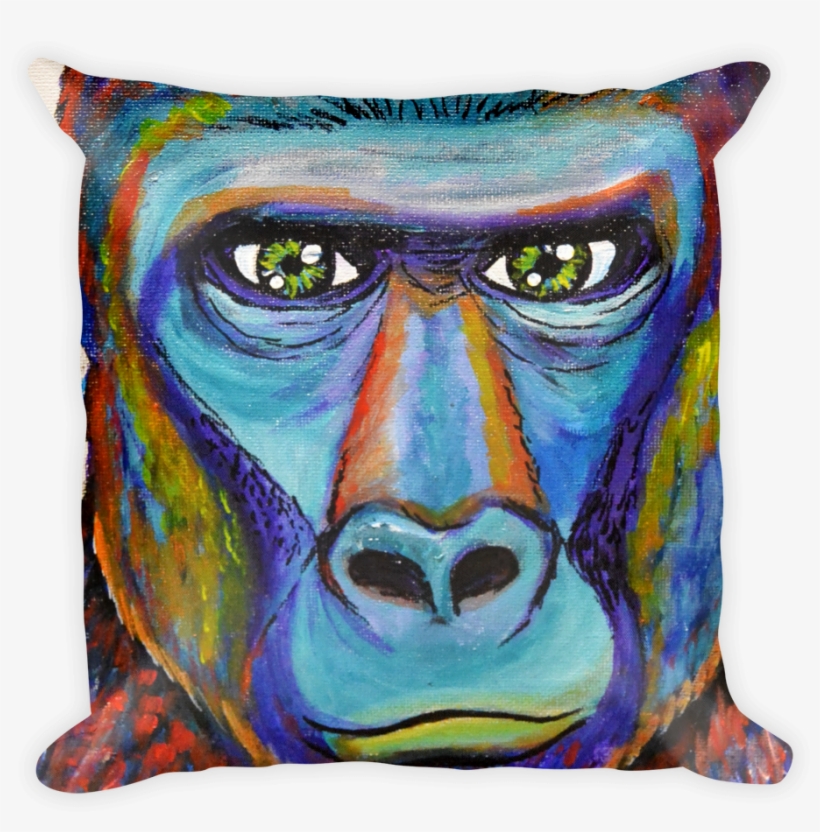 Gorilla Pillow - Mandrill, transparent png