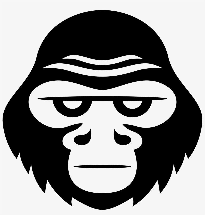2000 X 2000 1 - Gorilla Face Png, transparent png