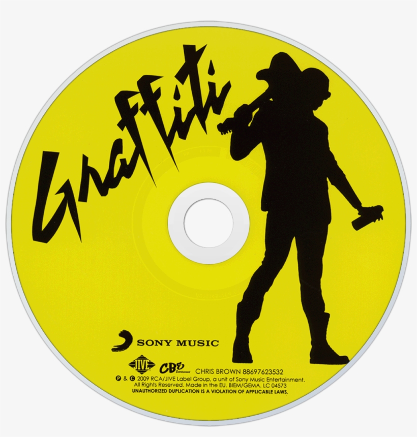 Chris Brown Graffiti Cd Disc Image - Chris Brown Graffiti Cd, transparent png