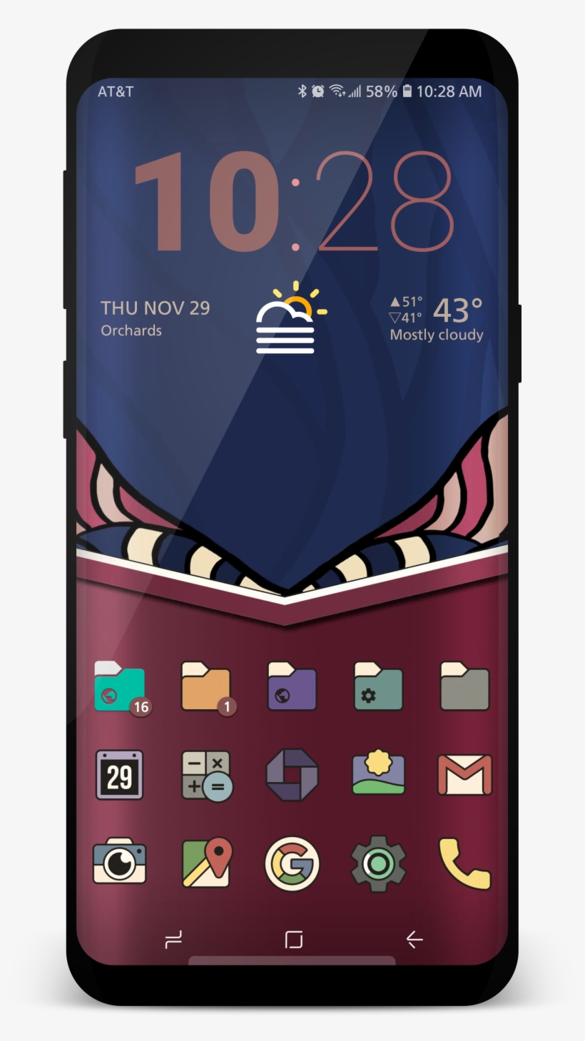 Darkmatter Vintage Decorative Border - Smartphone, transparent png