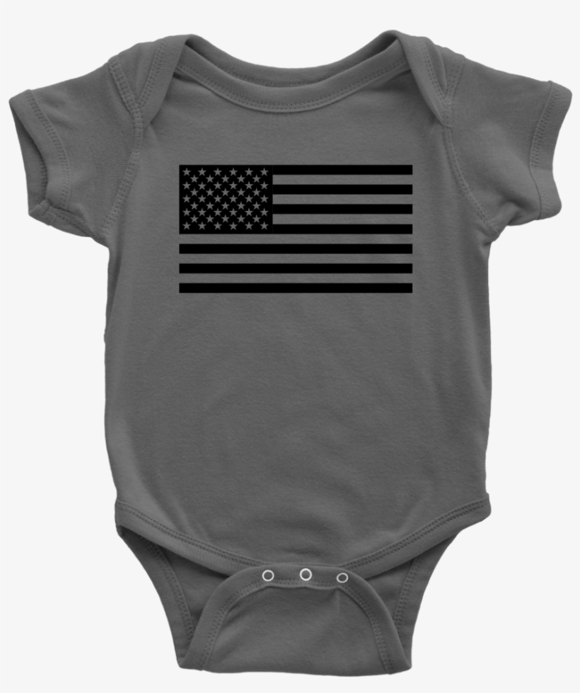 American Flag Snap One-piece Or Infant Tee - Baby Rap Clothes, transparent png
