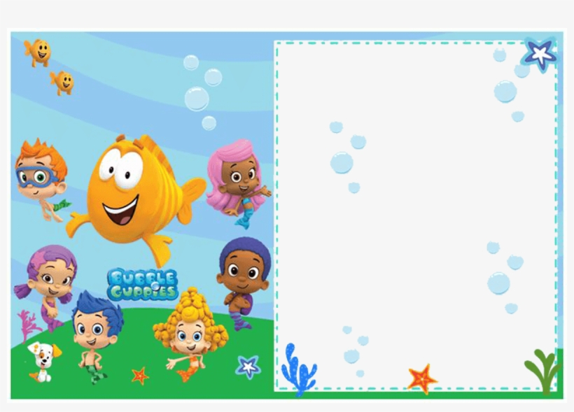 Marco Foto De Los Personajes De Bubble Guppies - Bubble Guppies, transparent png