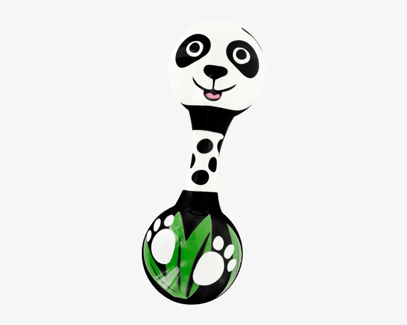Maracas Rattle Panda - Pylones Chica Chica Rassel, transparent png