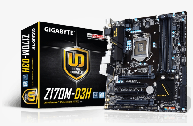 13196 Big - Gigabyte Ga Z170m D3h Intel, transparent png