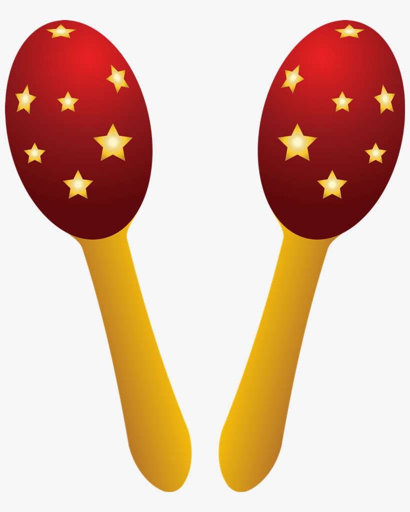 Red Maracas Clip Art - French Bulldog And Starbucks, transparent png