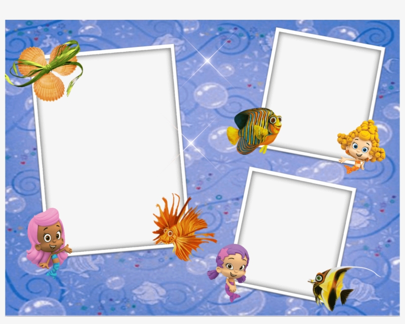 Marco Foto Bubble Guppies Nenas - Bubble Guppies, transparent png