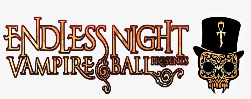 Endless Night Halloween Vampire Ball - Calligraphy, transparent png