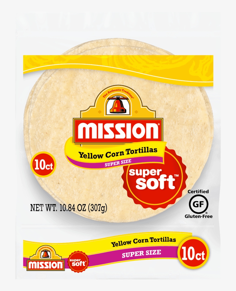 Super Size Yellow Corn Tortillas - Mission Tortilla Chips, transparent png