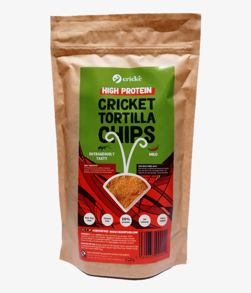 Cricket Tortilla Chips - Superfood, transparent png