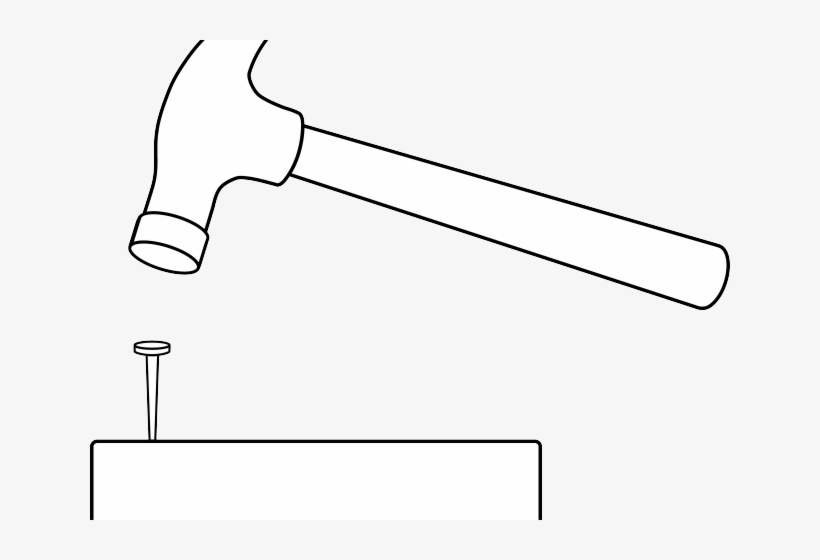 Nail Clipart Claw Hammer - Brush, transparent png