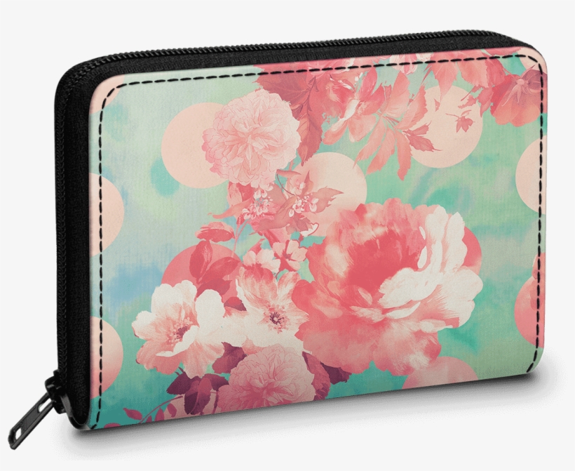 Dailyobjects Romantic Pink Retro Floral Pattern Teal - Pink Floral Patterns, transparent png