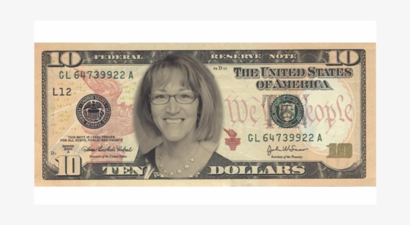 800 X 450 4 - 10 Dollar Bill Lin Manuel Miranda, transparent png